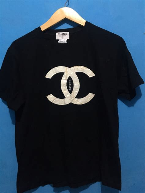 chanel t shirt original|chanel tee shirts vintage.